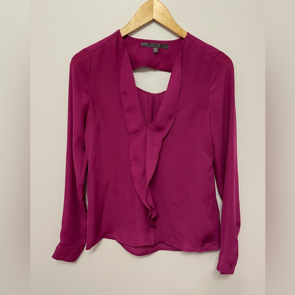 GUESS Purple Blouse